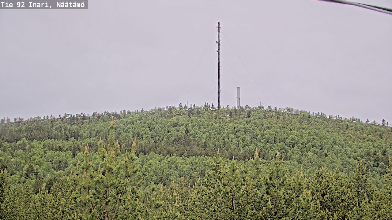 Weather Camera Image Road 92 Inari, Näätämö, Inari, Lappi