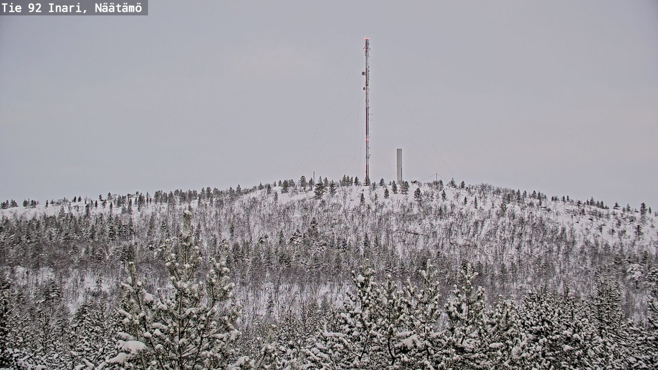Weather Camera Image Road 92 Inari, Näätämö, Inari, Lappi