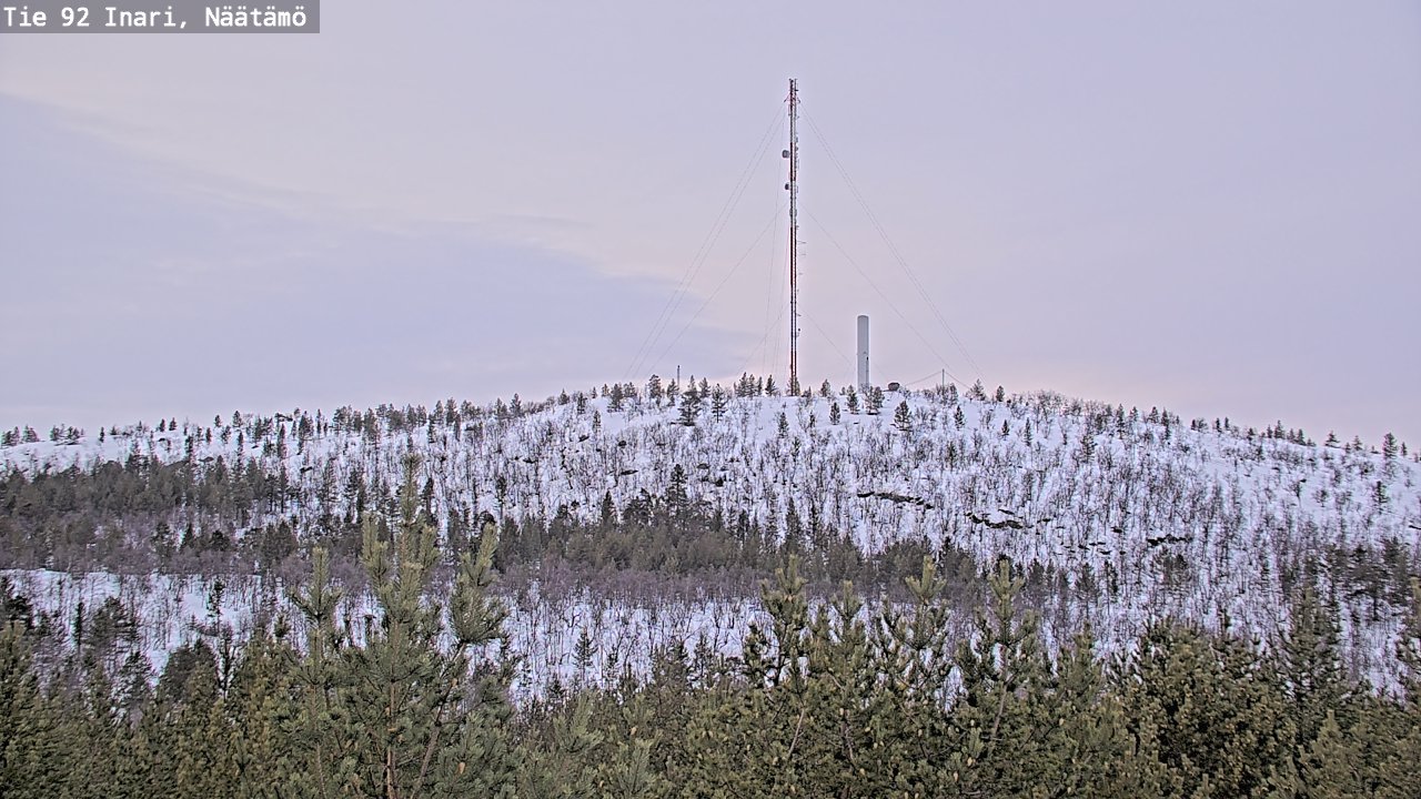 Kelikamerat Kuva Tie 92 Inari, Näätämö, Inari, Lappi