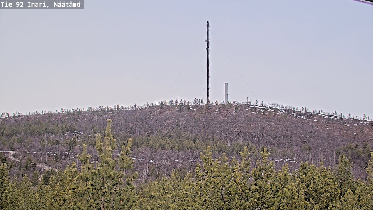 Weather Camera Image Road 92 Inari, Näätämö, Inari, Lappi