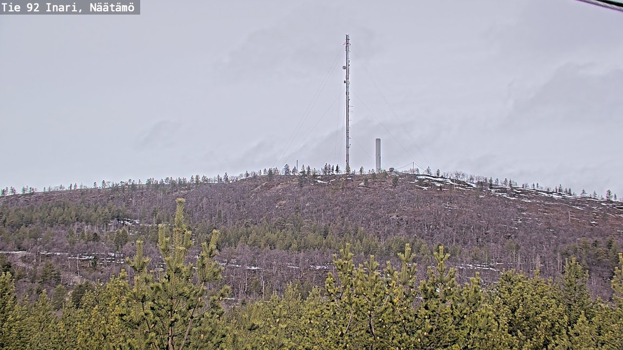 Kelikamerat Kuva Tie 92 Inari, Näätämö, Inari, Lappi