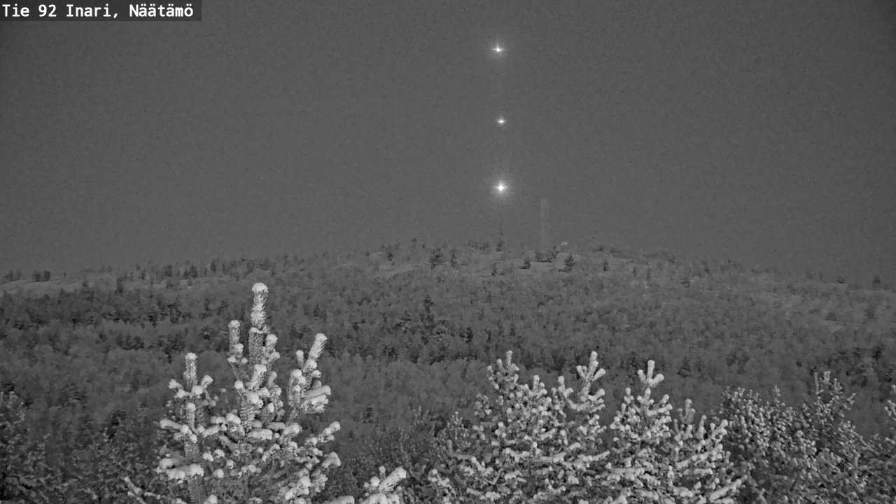 Kelikamerat Kuva Tie 92 Inari, Näätämö, Inari, Lappi