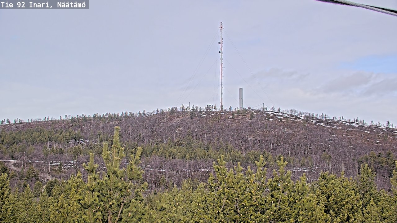 Kelikamerat Kuva Tie 92 Inari, Näätämö, Inari, Lappi