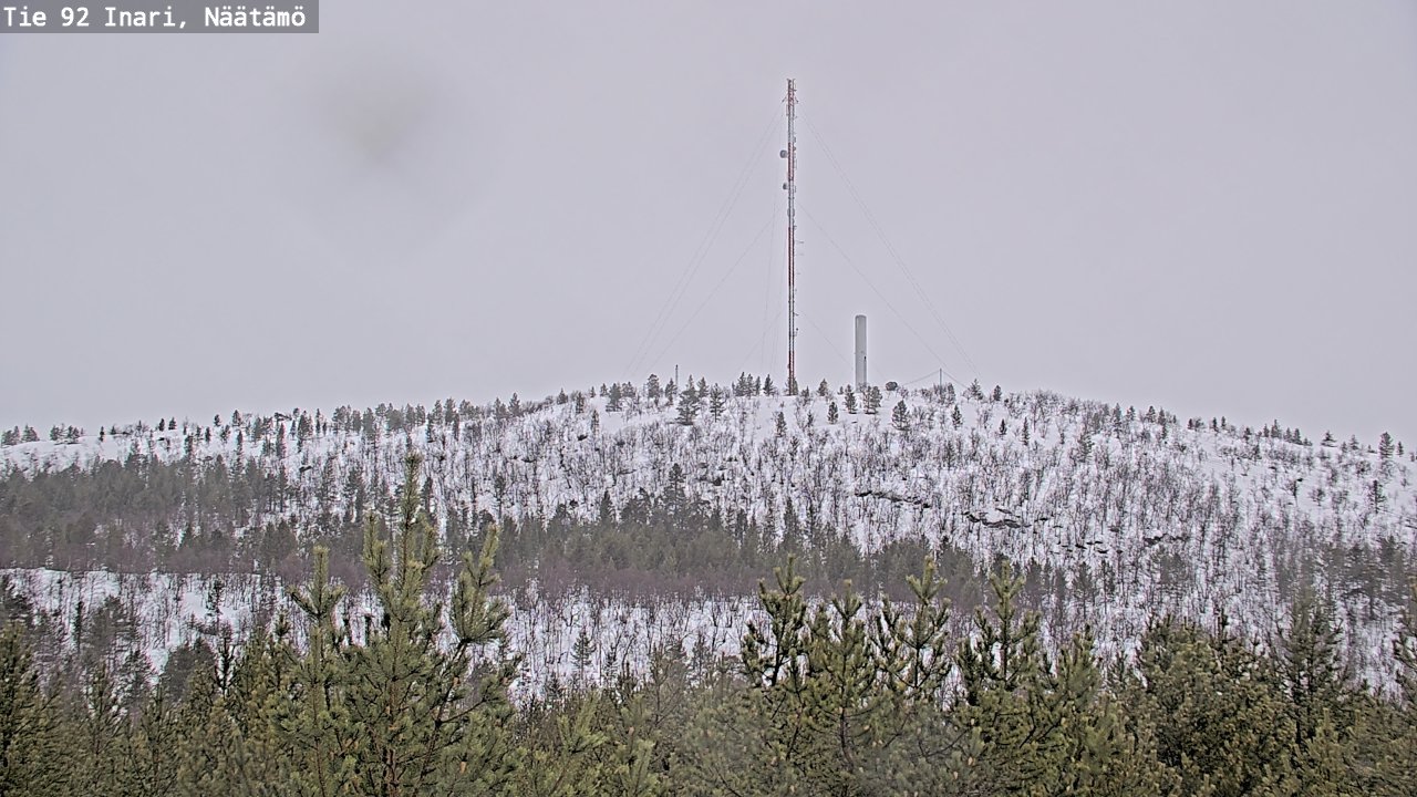 Weather Camera Image Road 92 Inari, Näätämö, Inari, Lappi