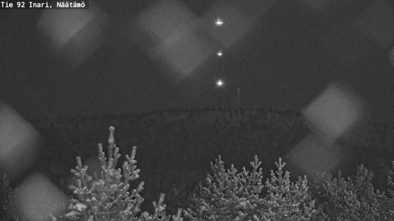 Weather Camera Image Road 92 Inari, Näätämö, Inari, Lappi