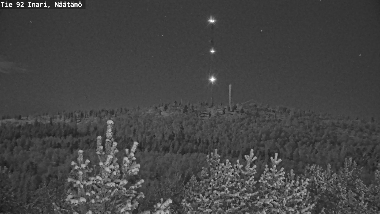 Kelikamerat Kuva Tie 92 Inari, Näätämö, Inari, Lappi