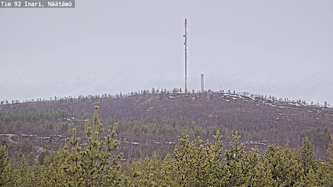 Kelikamerat Kuva Tie 92 Inari, Näätämö, Inari, Lappi