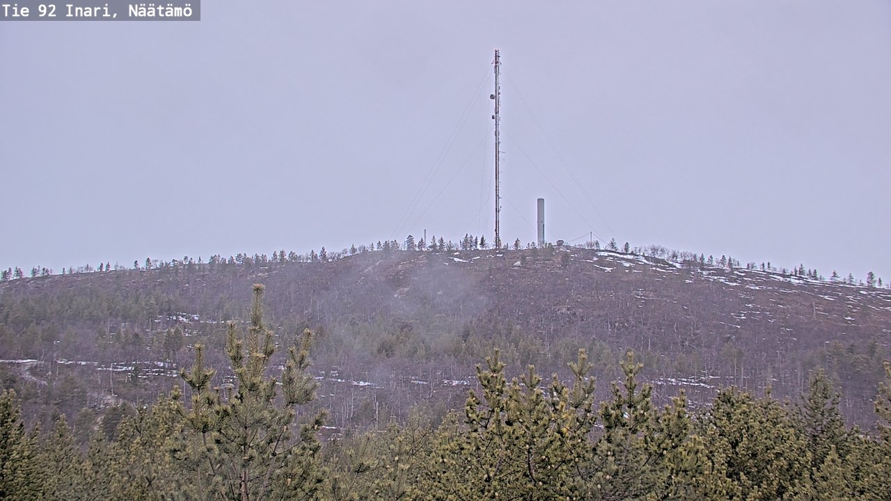 Kelikamerat Kuva Tie 92 Inari, Näätämö, Inari, Lappi