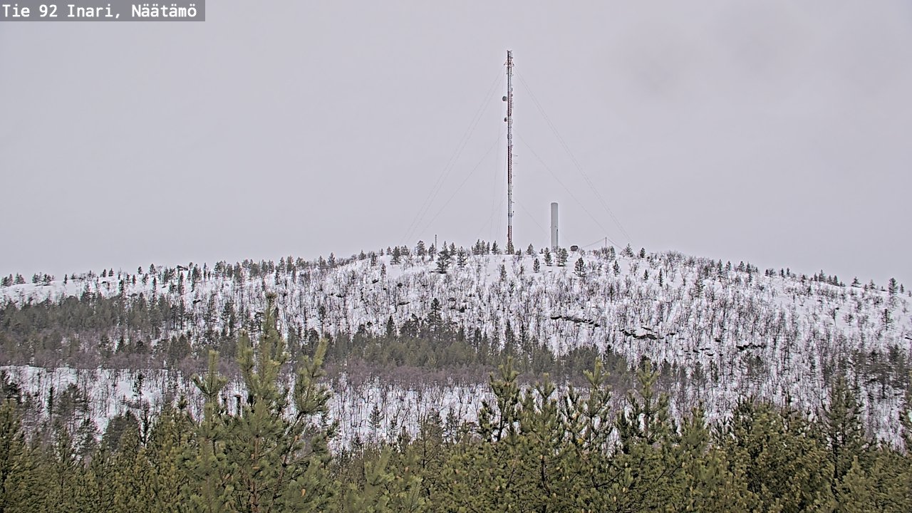 Weather Camera Image Road 92 Inari, Näätämö, Inari, Lappi