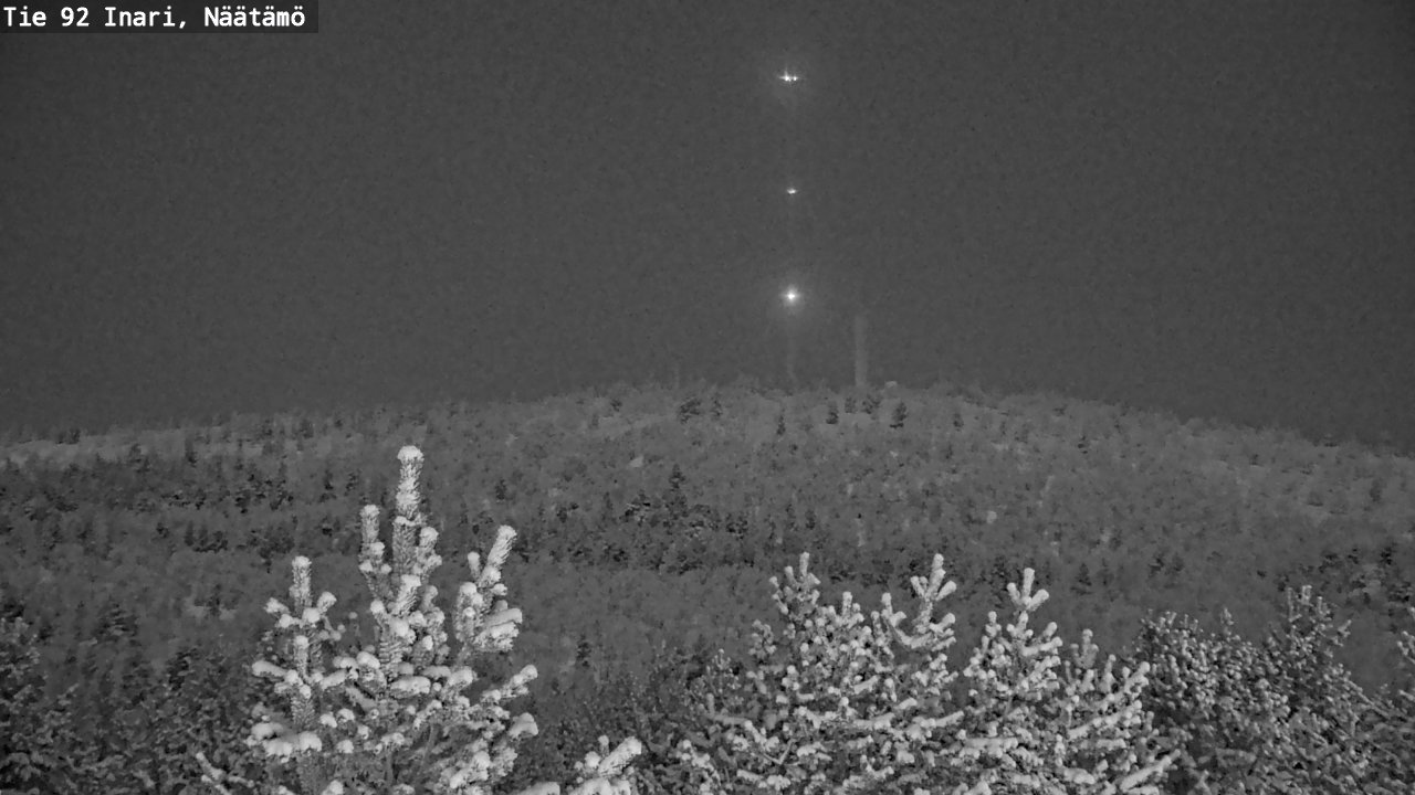 Kelikamerat Kuva Tie 92 Inari, Näätämö, Inari, Lappi