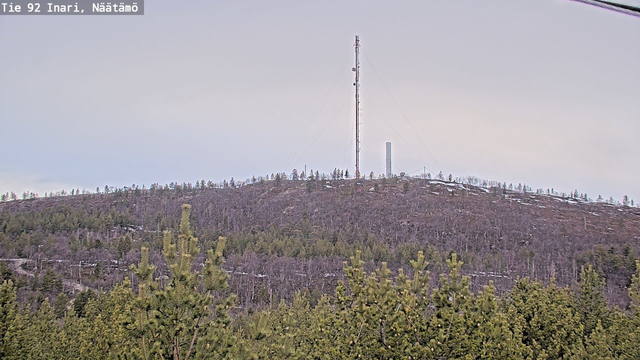 Kelikamerat Kuva Tie 92 Inari, Näätämö, Inari, Lappi