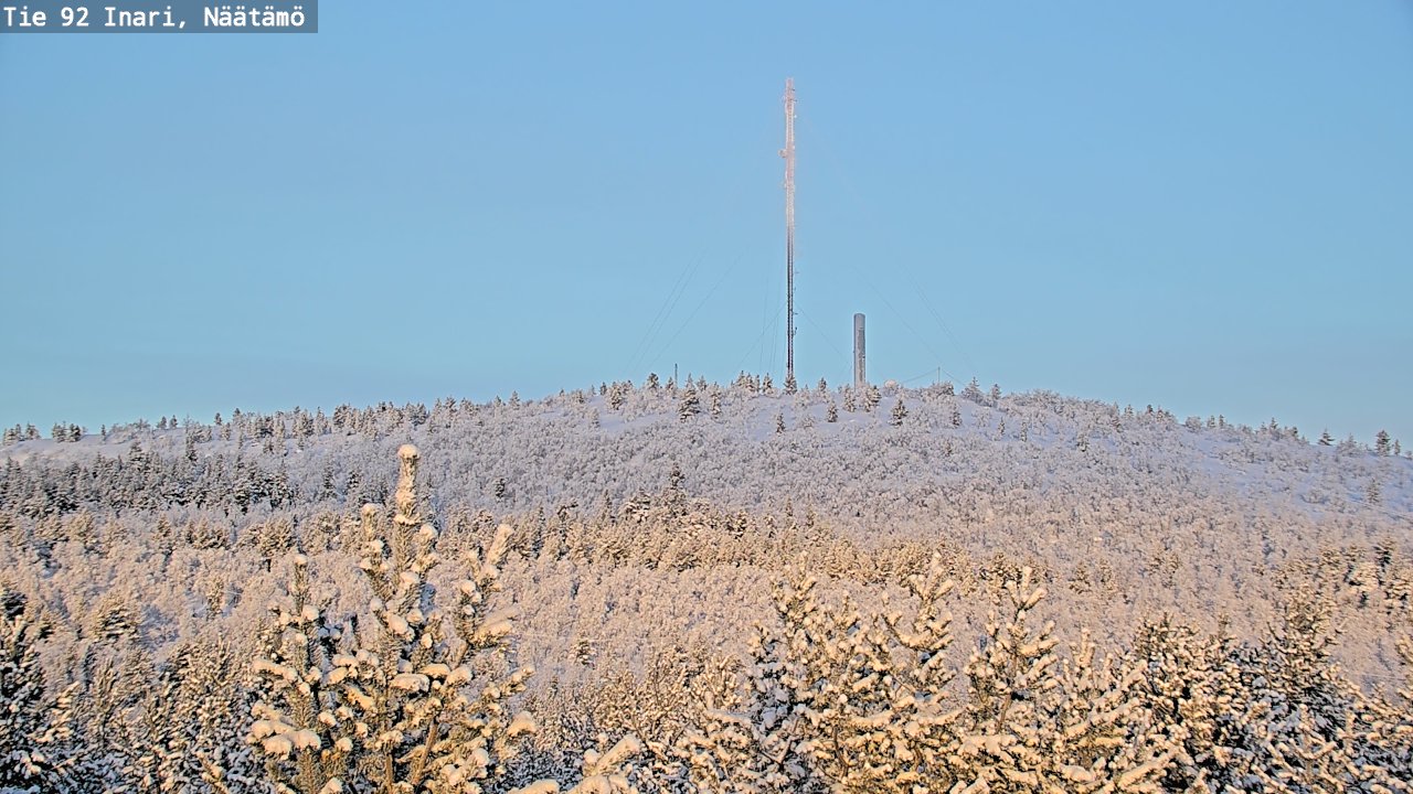 Kelikamerat Kuva Tie 92 Inari, Näätämö, Inari, Lappi