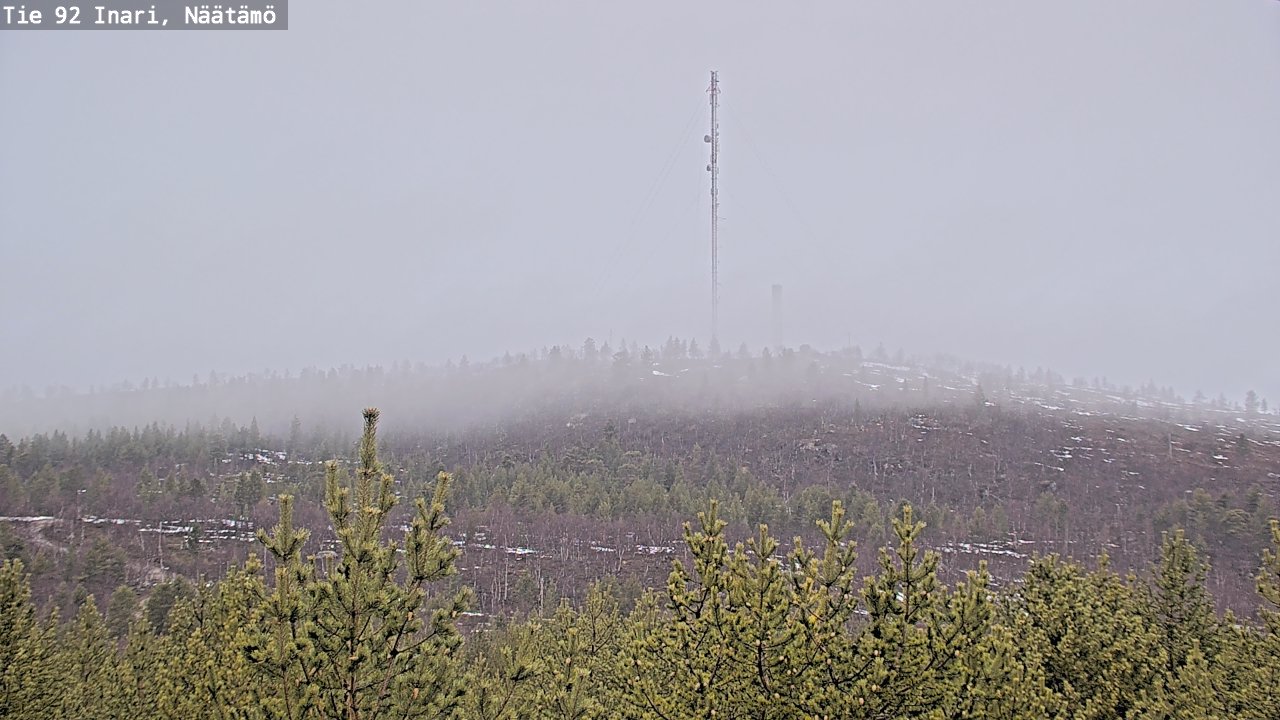 Kelikamerat Kuva Tie 92 Inari, Näätämö, Inari, Lappi
