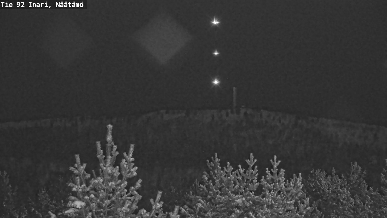 Weather Camera Image Road 92 Inari, Näätämö, Inari, Lappi