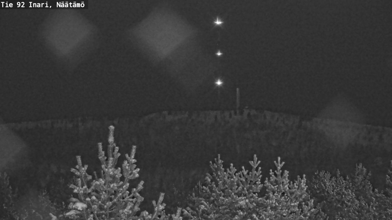 Weather Camera Image Road 92 Inari, Näätämö, Inari, Lappi