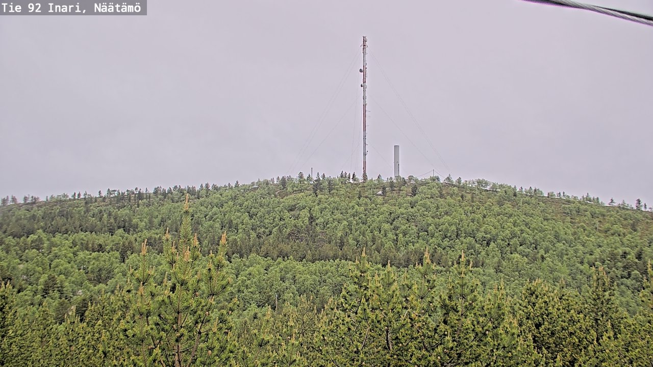 Weather Camera Image Road 92 Inari, Näätämö, Inari, Lappi