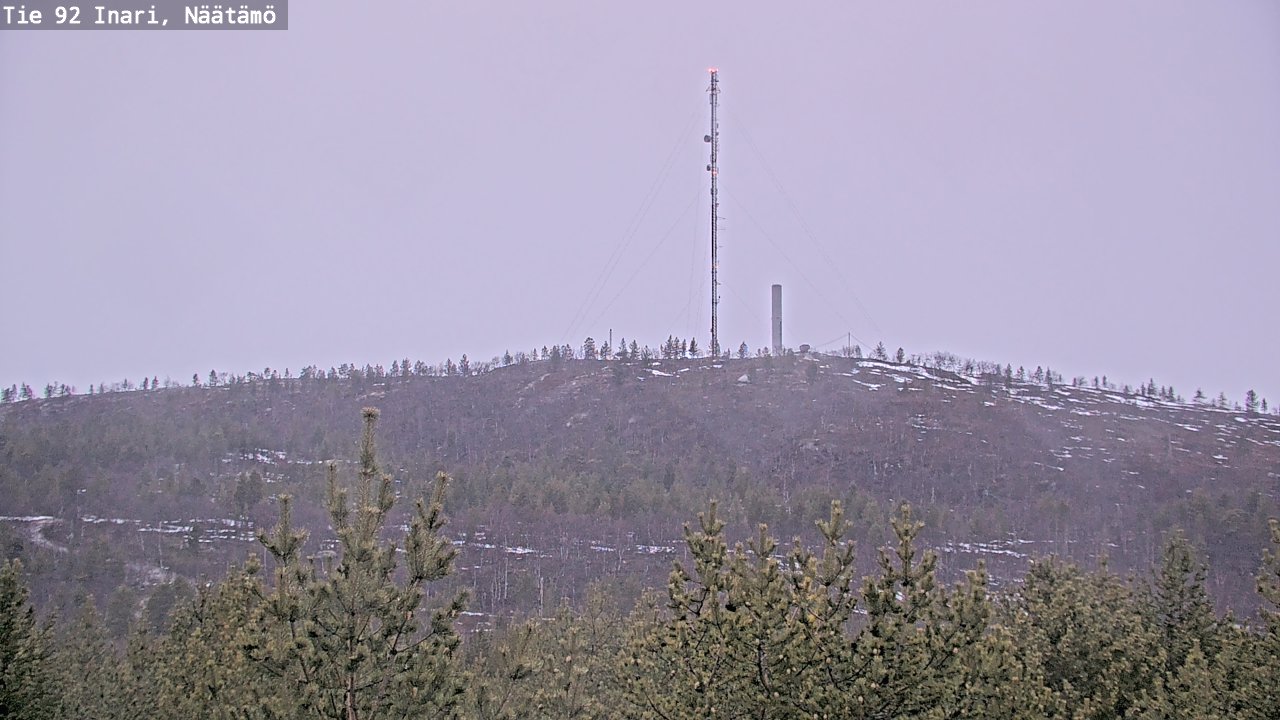 Kelikamerat Kuva Tie 92 Inari, Näätämö, Inari, Lappi