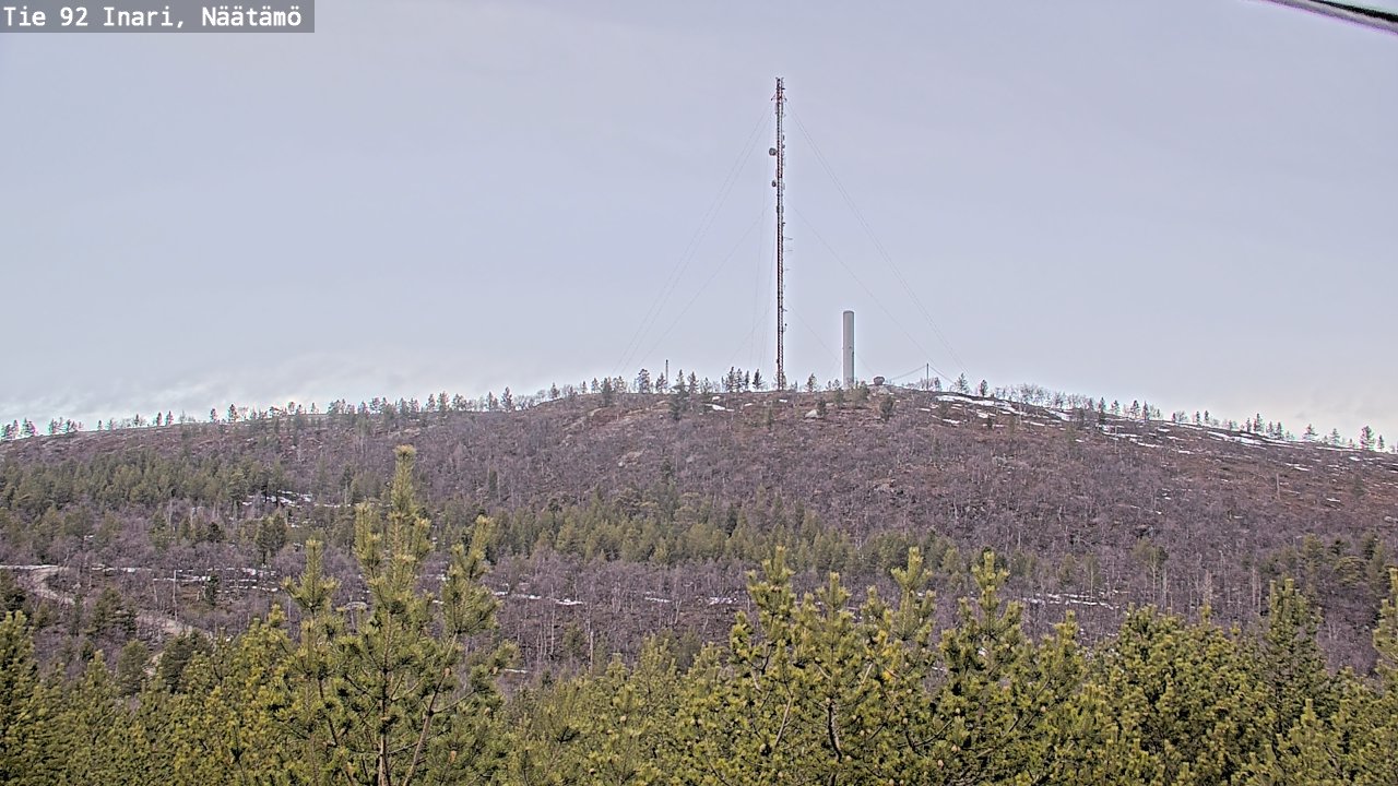 Kelikamerat Kuva Tie 92 Inari, Näätämö, Inari, Lappi