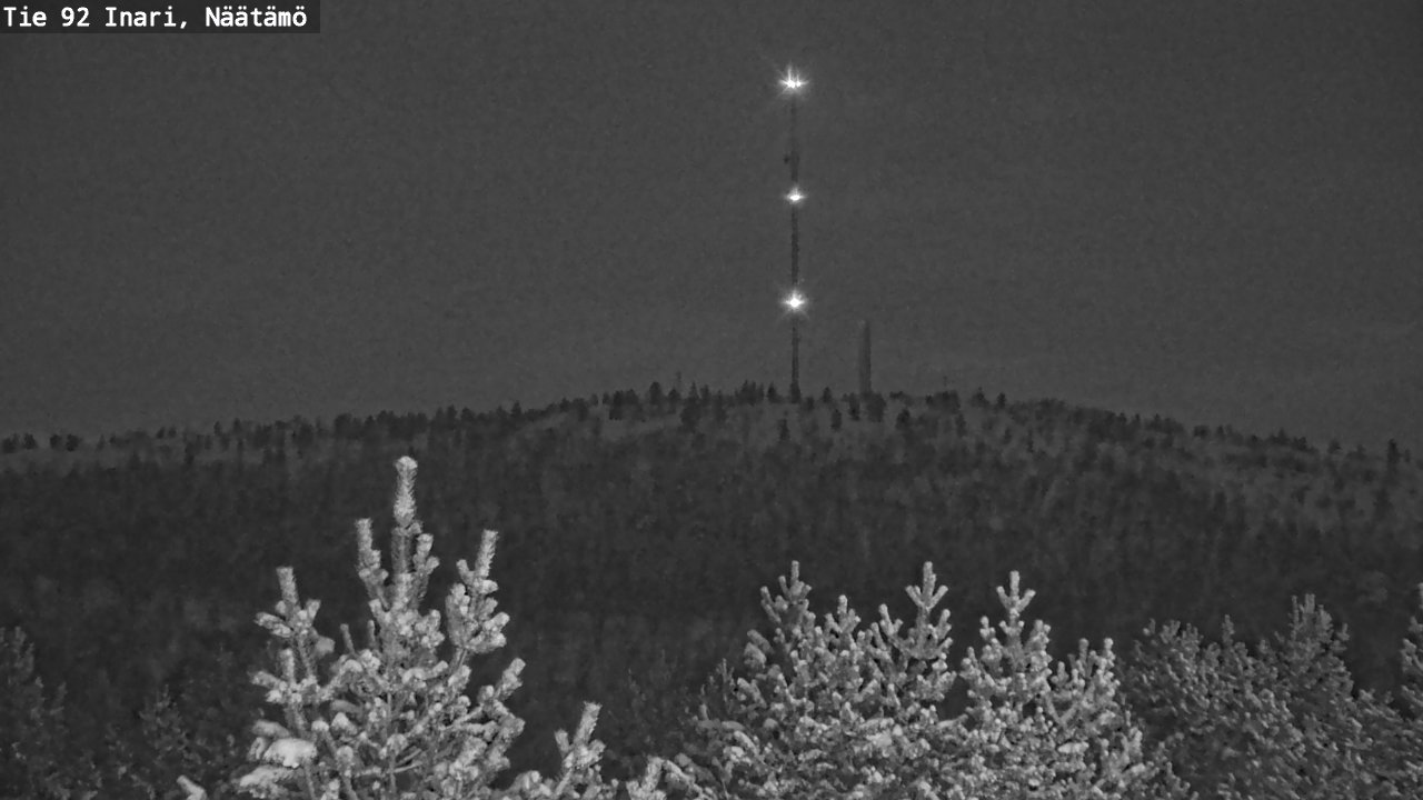 Weather Camera Image Road 92 Inari, Näätämö, Inari, Lappi