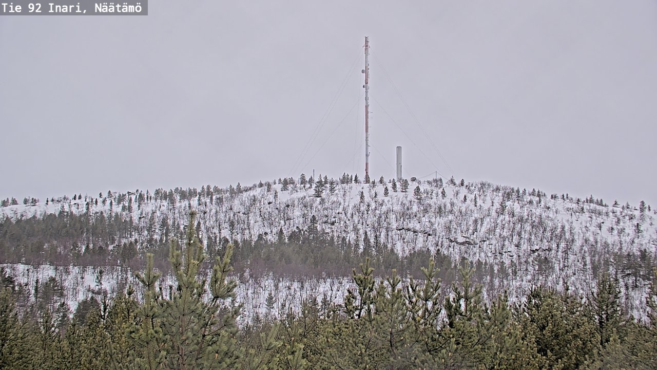 Kelikamerat Kuva Tie 92 Inari, Näätämö, Inari, Lappi