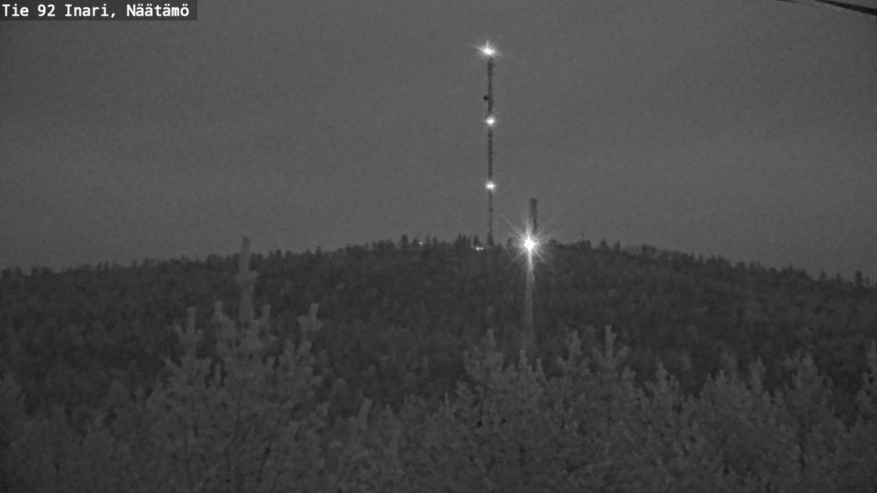 Kelikamerat Kuva Tie 92 Inari, Näätämö, Inari, Lappi