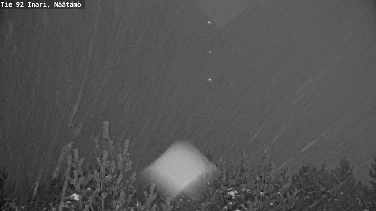 Weather Camera Image Väg 92 Enare, Näätämö, Inari, Lappi