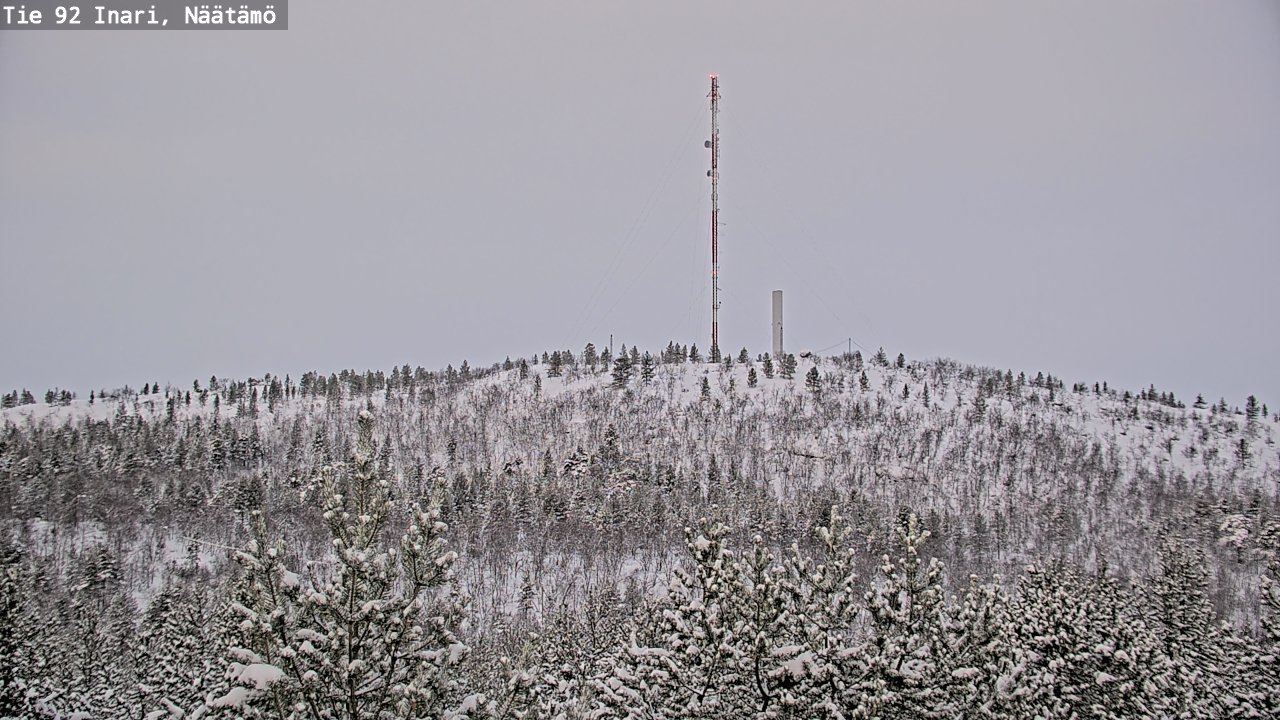Weather Camera Image Road 92 Inari, Näätämö, Inari, Lappi