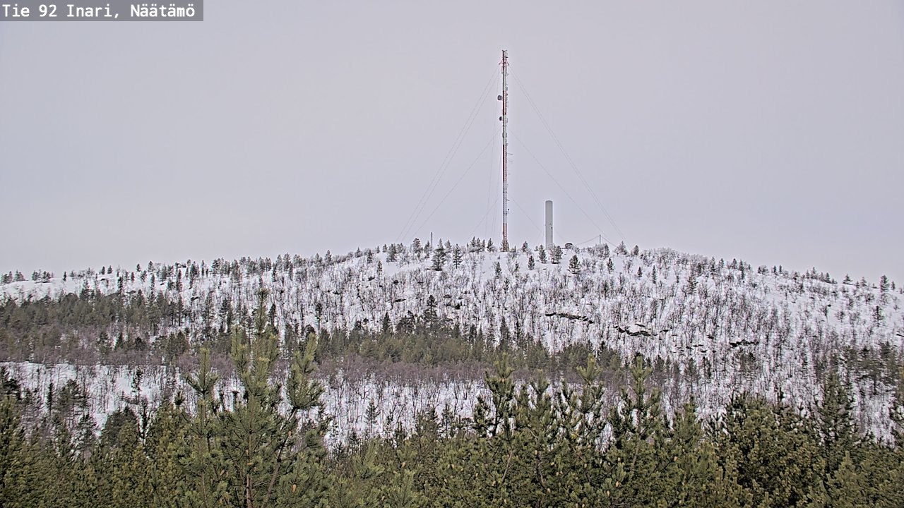 Kelikamerat Kuva Tie 92 Inari, Näätämö, Inari, Lappi