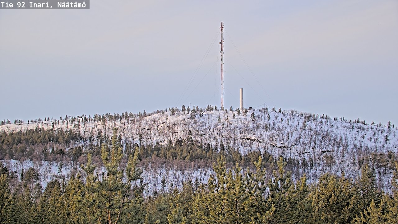 Kelikamerat Kuva Tie 92 Inari, Näätämö, Inari, Lappi