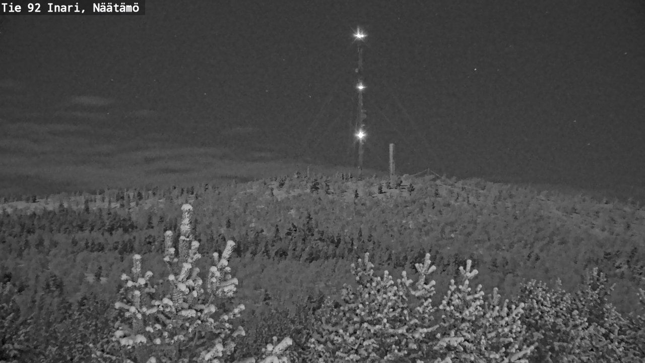 Kelikamerat Kuva Tie 92 Inari, Näätämö, Inari, Lappi