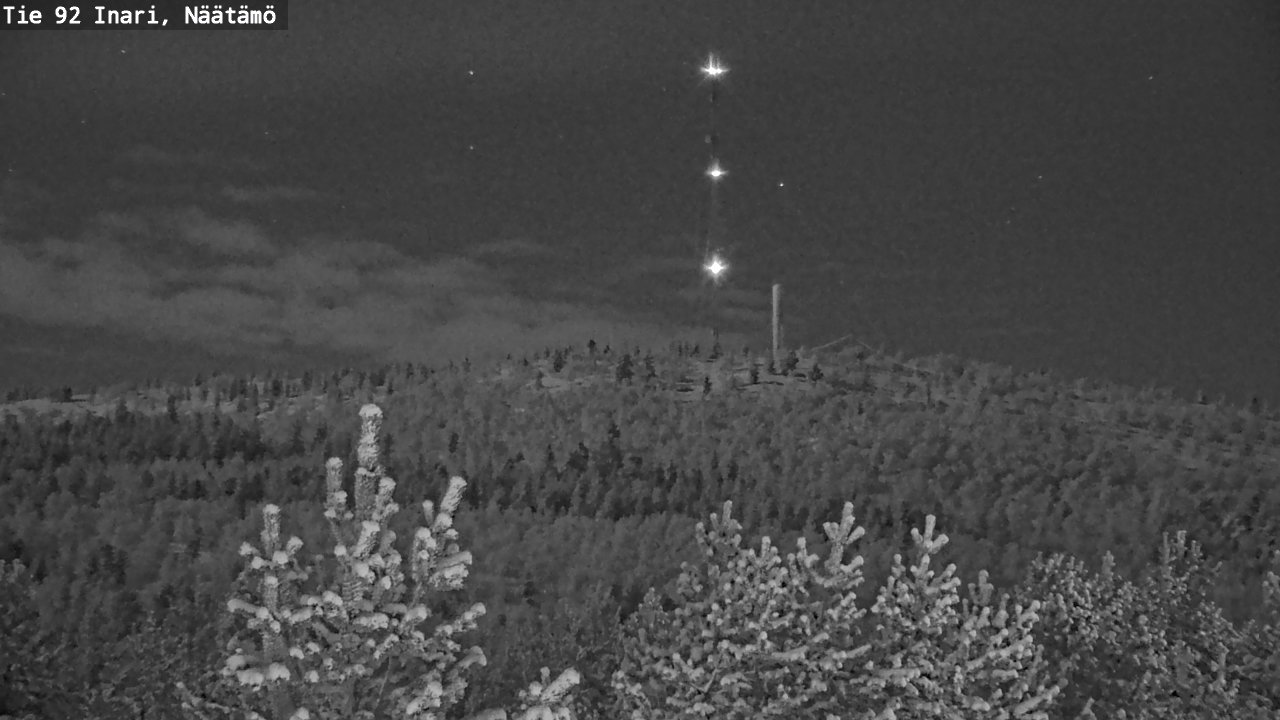 Kelikamerat Kuva Tie 92 Inari, Näätämö, Inari, Lappi