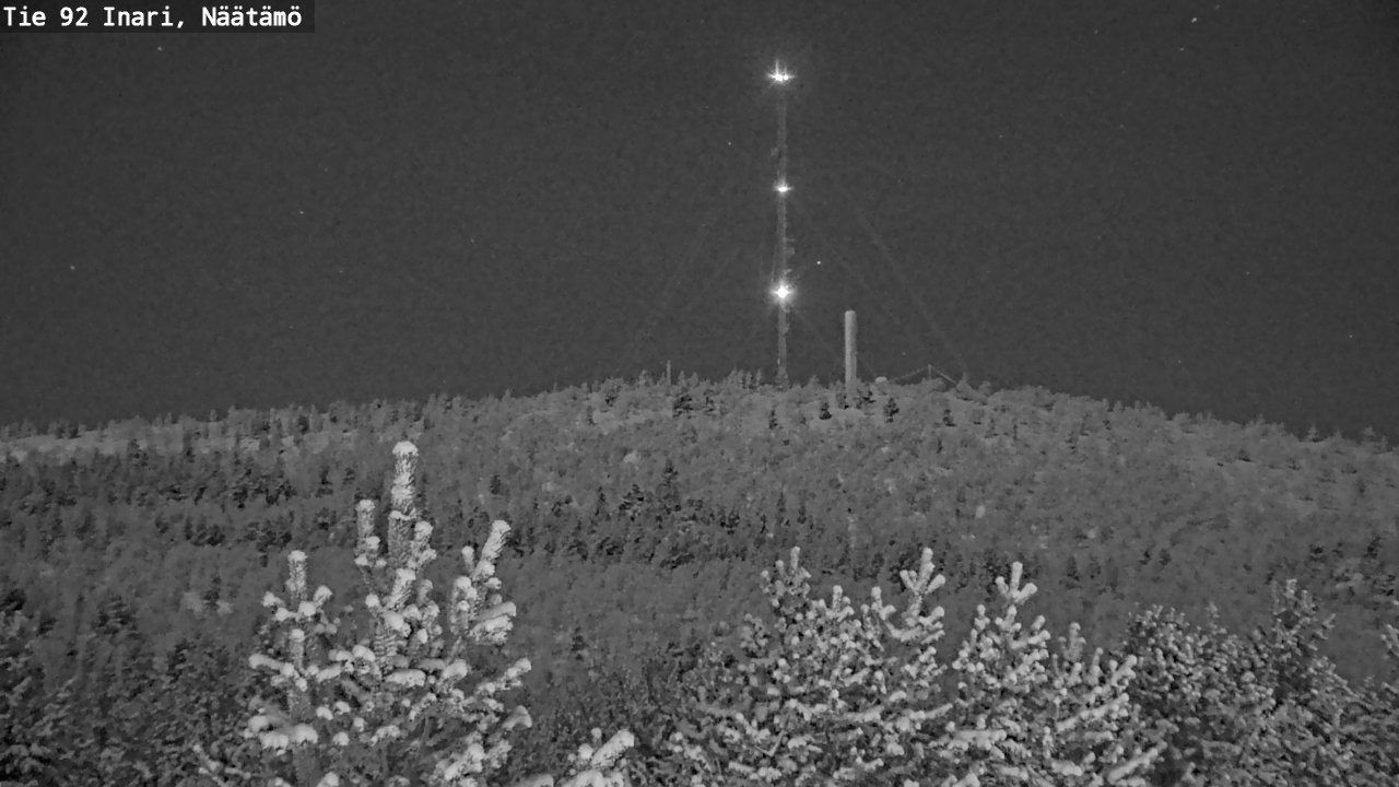 Kelikamerat Kuva Tie 92 Inari, Näätämö, Inari, Lappi