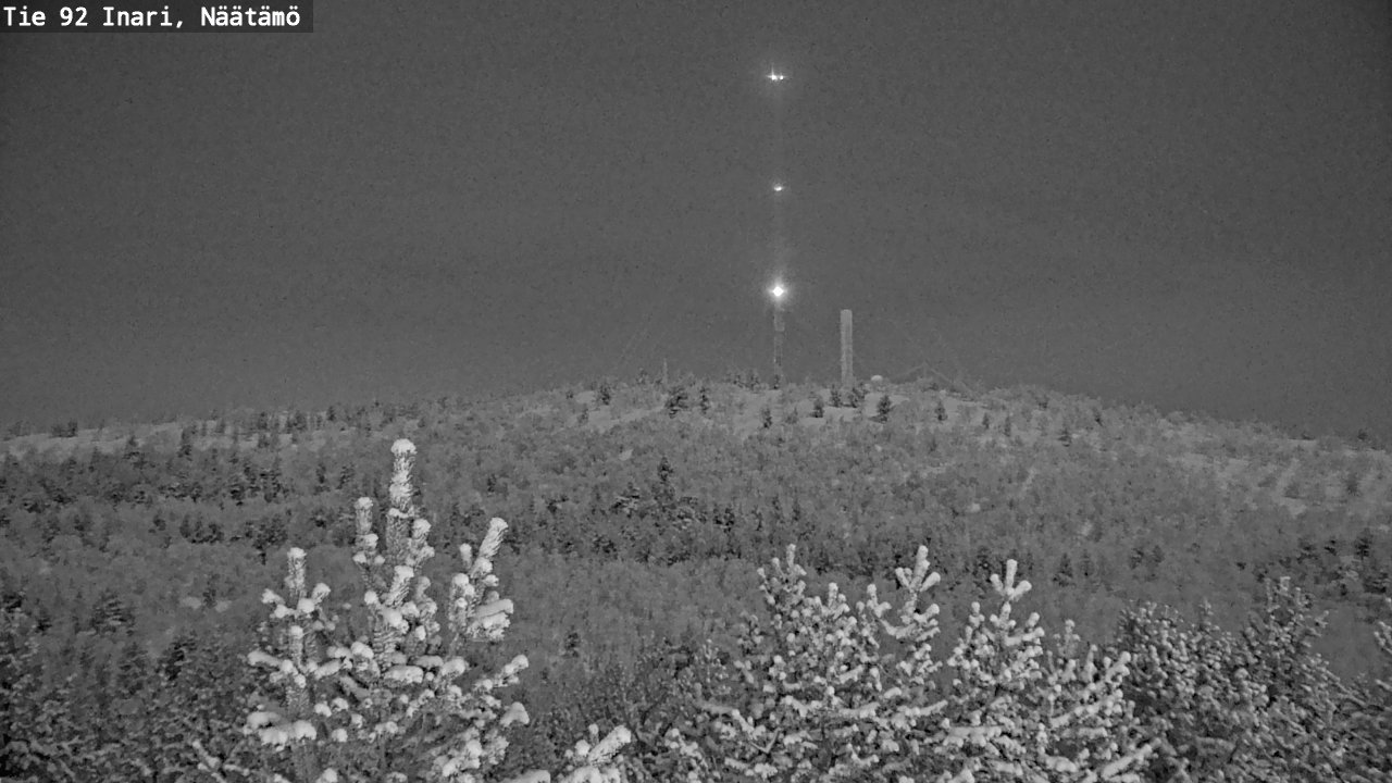 Kelikamerat Kuva Tie 92 Inari, Näätämö, Inari, Lappi