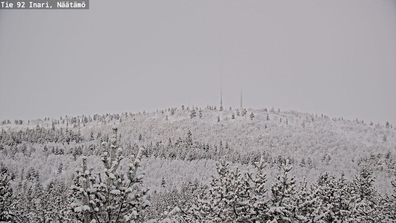 Kelikamerat Kuva Tie 92 Inari, Näätämö, Inari, Lappi