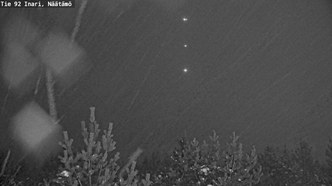 Weather Camera Image Väg 92 Enare, Näätämö, Inari, Lappi