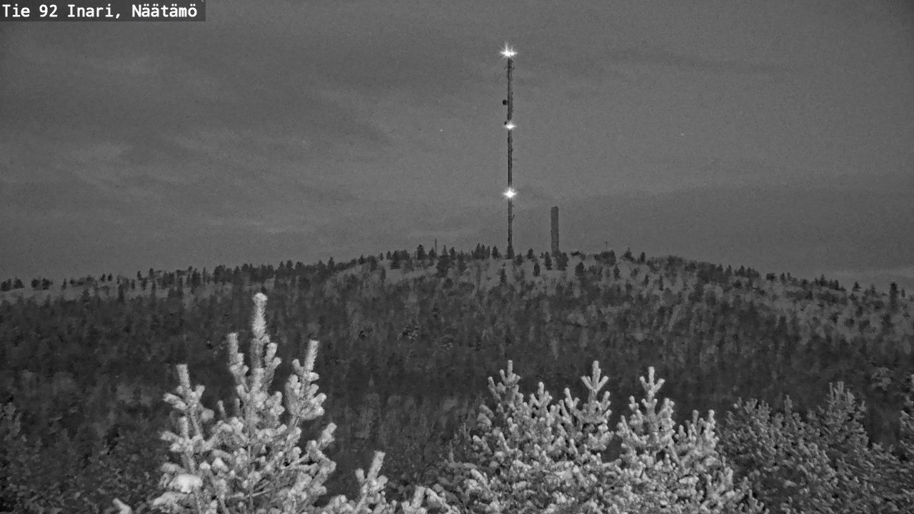 Weather Camera Image Road 92 Inari, Näätämö, Inari, Lappi