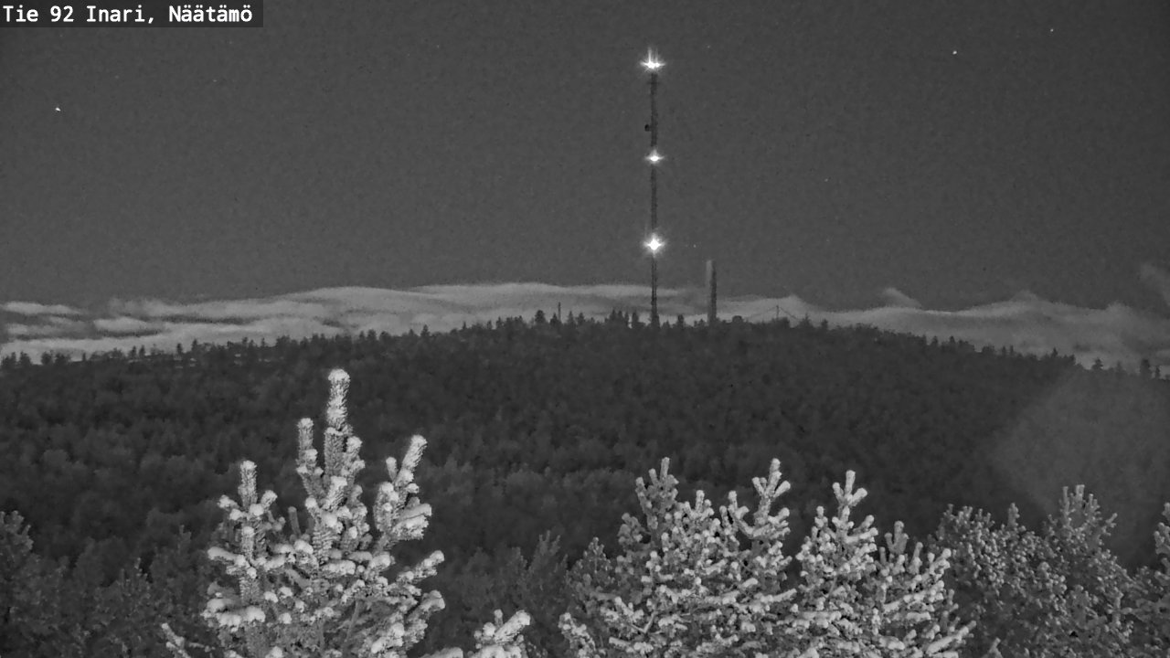 Kelikamerat Kuva Tie 92 Inari, Näätämö, Inari, Lappi