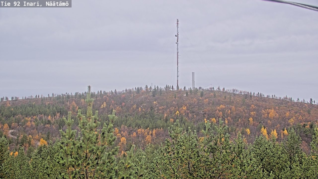 Kelikamerat Kuva Tie 92 Inari, Näätämö, Inari, Lappi