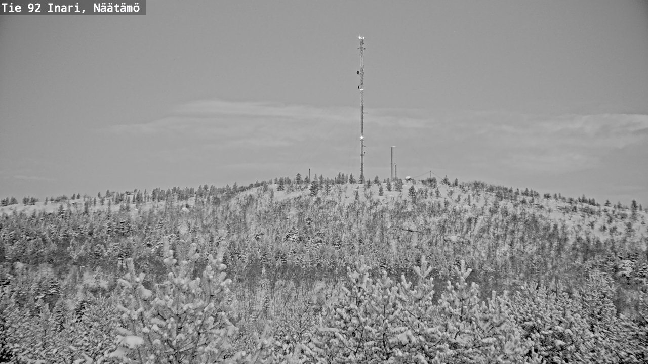 Weather Camera Image Road 92 Inari, Näätämö, Inari, Lappi