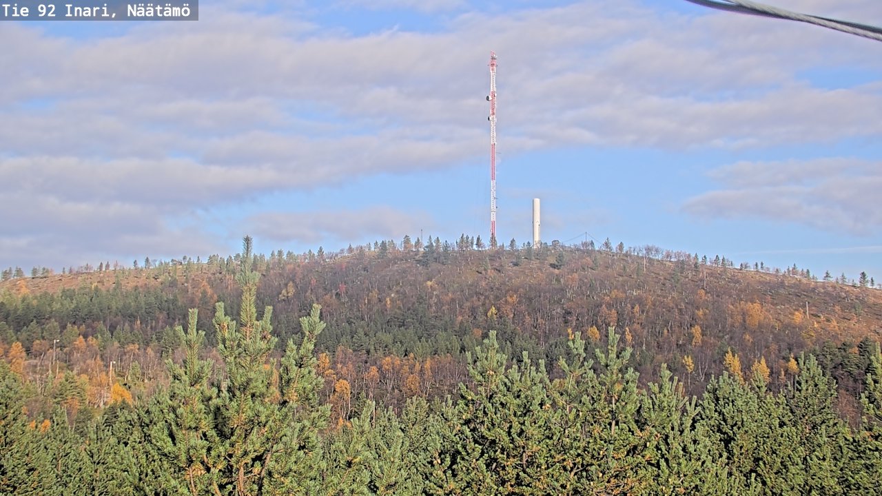 Kelikamerat Kuva Tie 92 Inari, Näätämö, Inari, Lappi