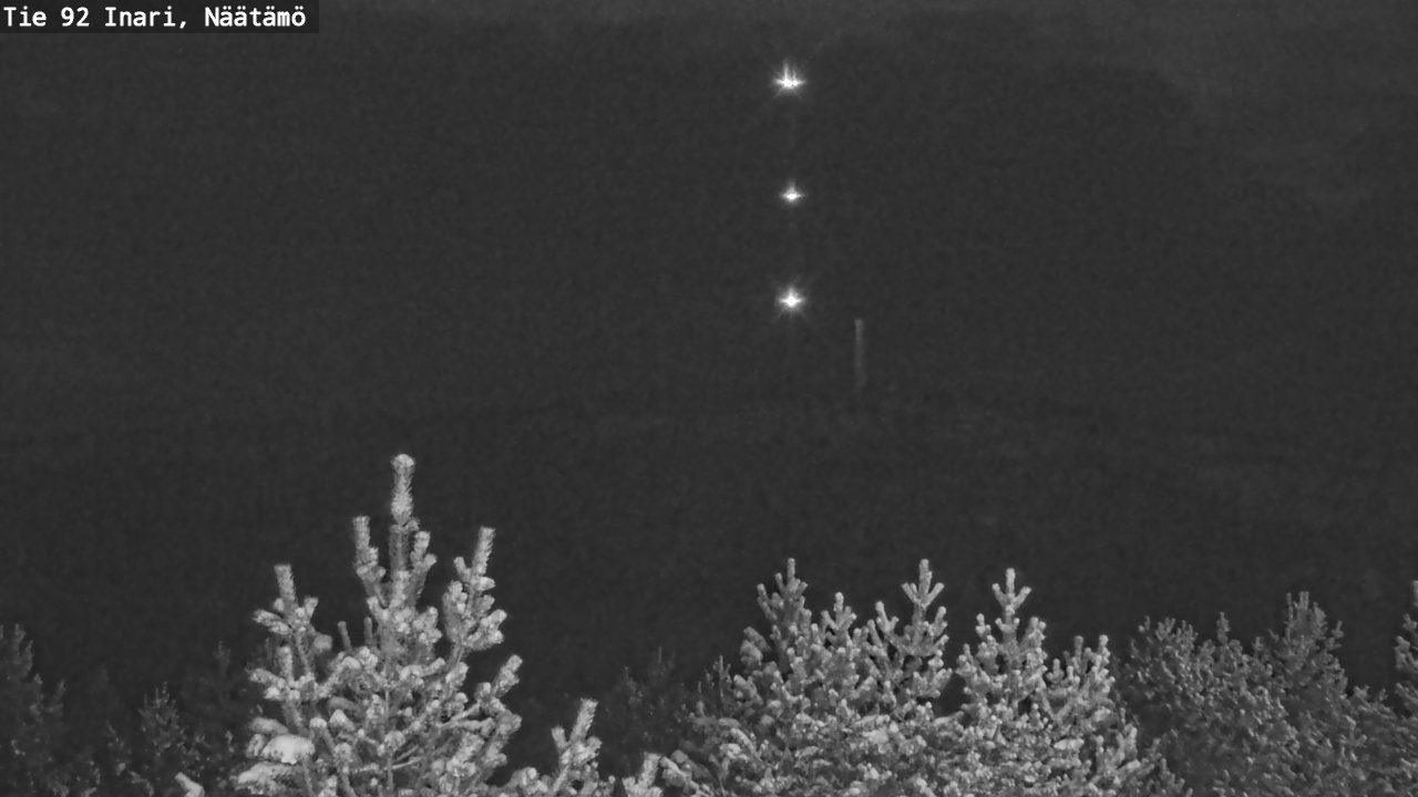 Weather Camera Image Road 92 Inari, Näätämö, Inari, Lappi