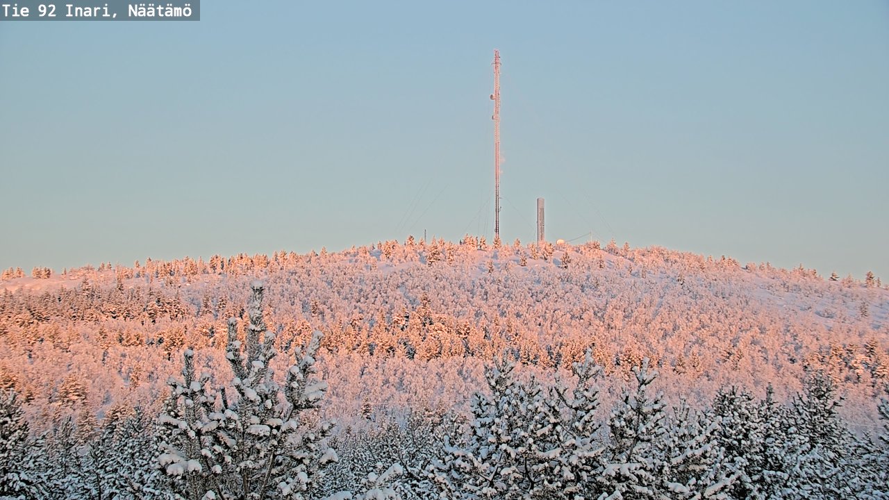 Kelikamerat Kuva Tie 92 Inari, Näätämö, Inari, Lappi