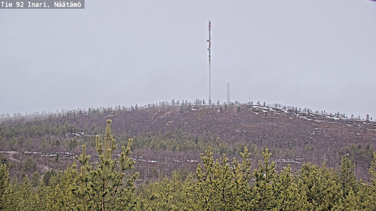 Kelikamerat Kuva Tie 92 Inari, Näätämö, Inari, Lappi
