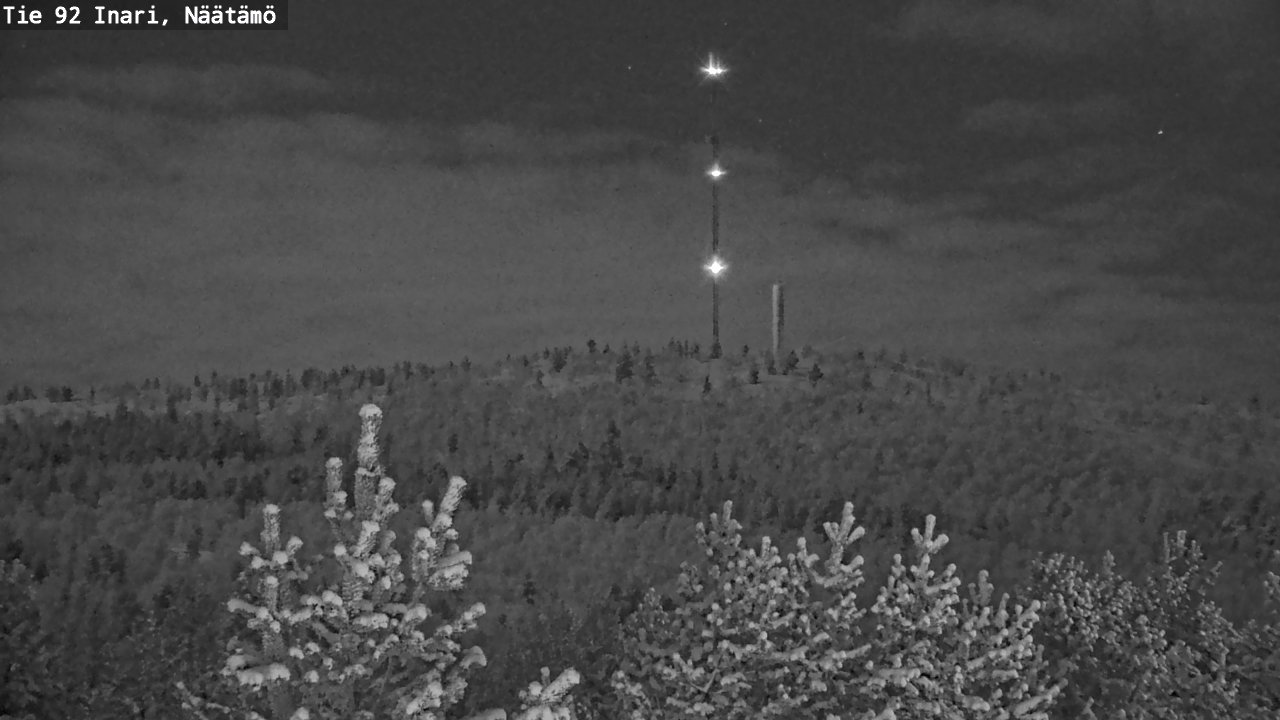 Kelikamerat Kuva Tie 92 Inari, Näätämö, Inari, Lappi