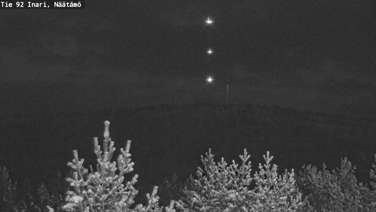 Weather Camera Image Road 92 Inari, Näätämö, Inari, Lappi