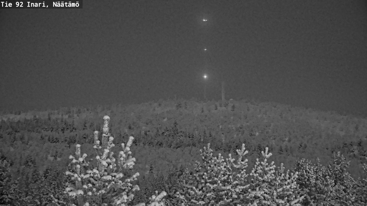 Kelikamerat Kuva Tie 92 Inari, Näätämö, Inari, Lappi