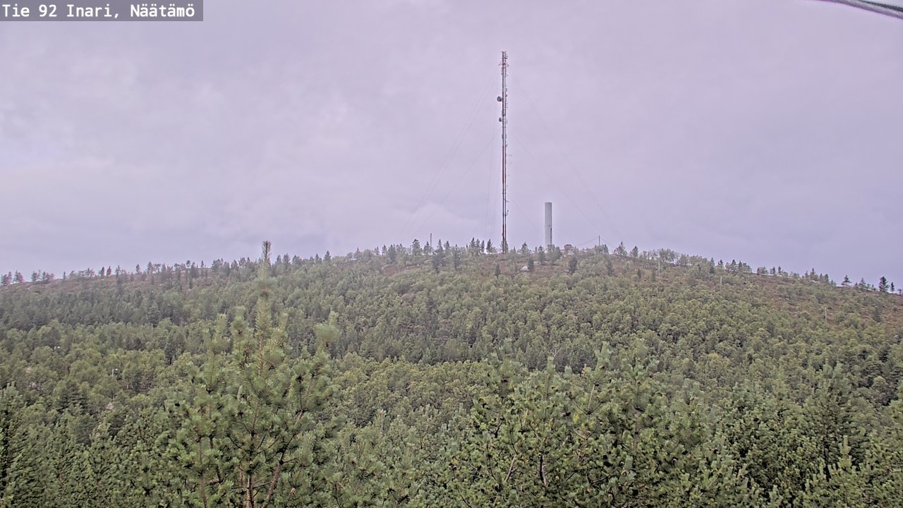 Weather Camera Image Road 92 Inari, Näätämö, Inari, Lappi