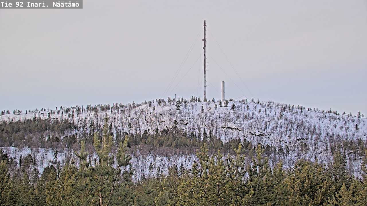 Kelikamerat Kuva Tie 92 Inari, Näätämö, Inari, Lappi