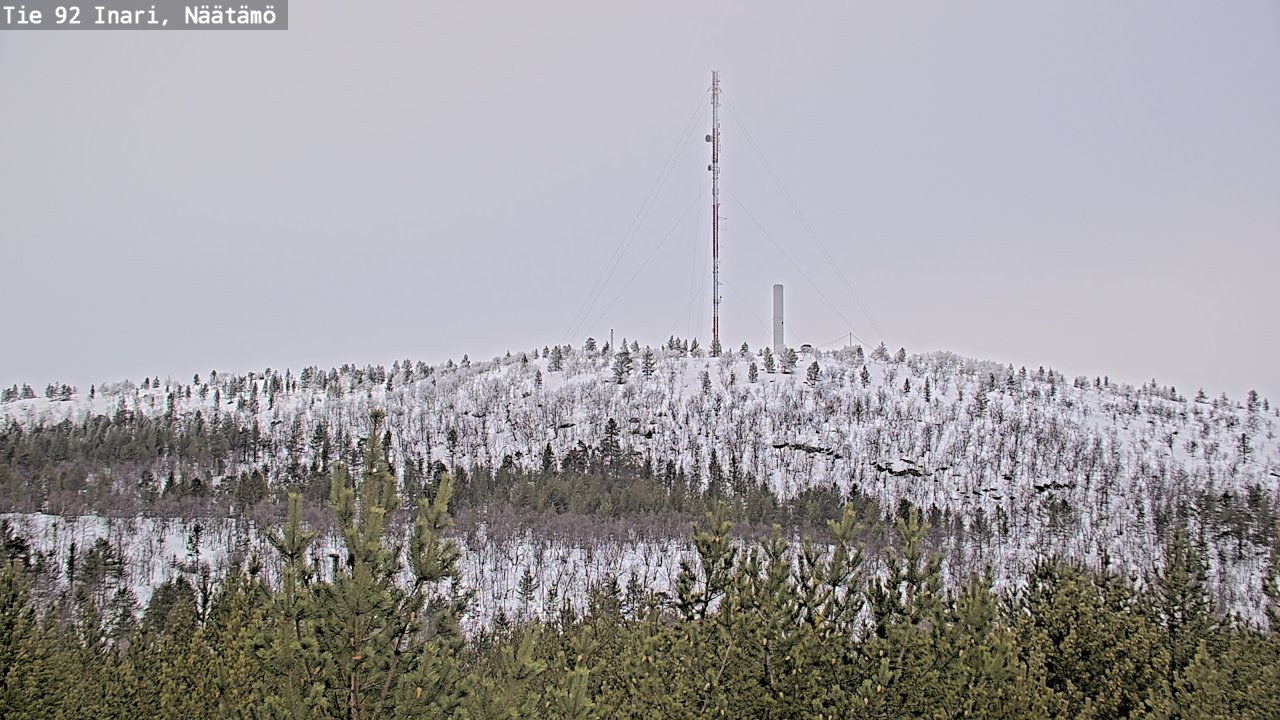 Kelikamerat Kuva Tie 92 Inari, Näätämö, Inari, Lappi