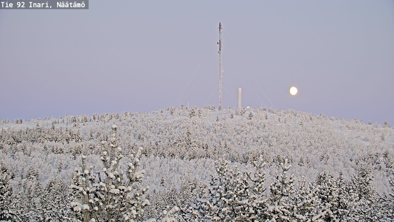 Kelikamerat Kuva Tie 92 Inari, Näätämö, Inari, Lappi